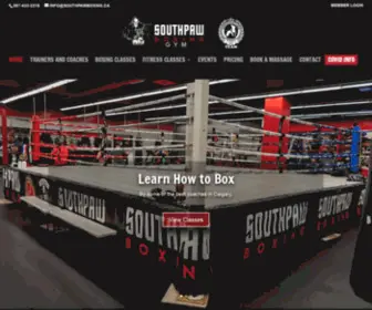 Southpawboxing.ca(Southpaw Boxing Gym) Screenshot