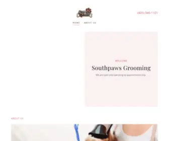 Southpaws-Grooming.com(Southpaws Grooming) Screenshot