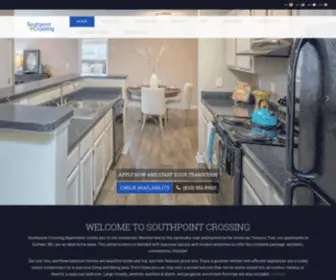 Southpointcrossingapts.com(Southpoint Crossing) Screenshot