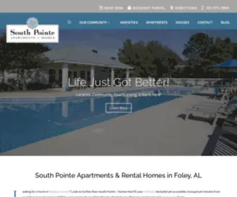 Southpointeapartmentsandhomes.com(Apartments & Rental Homes in Foley) Screenshot