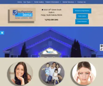 Southpointedental.com(Fargo, ND Family and Cosmetic Dentist) Screenshot