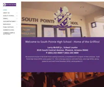 Southpointehs.com(South Pointe High School) Screenshot