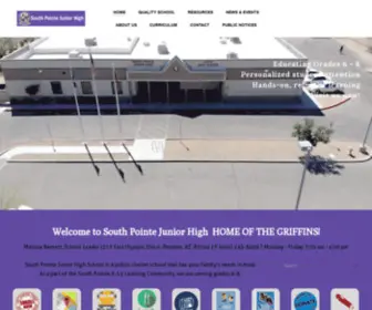 Southpointejh.com(South Pointe Junior High School) Screenshot