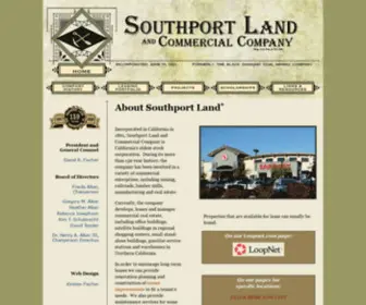 Southport-Land.com(Southport Land and Commercial Company) Screenshot