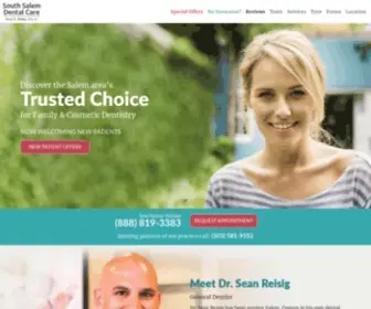 Southsalemdentalcare.com(South Salem Dental Care) Screenshot