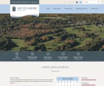 Southshorecc.com(South Shore Country Club) Screenshot