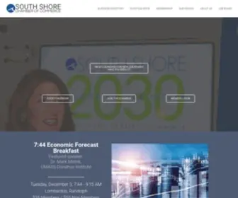 Southshorechamber.org(South Shore Chamber of Commerce) Screenshot