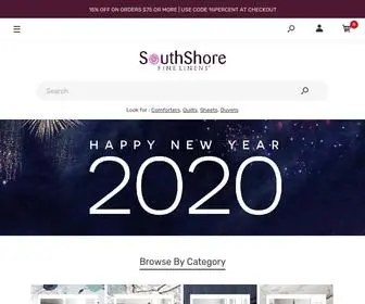 Southshorefinelinens.com(Luxury Bedding and Bedspread Sets) Screenshot