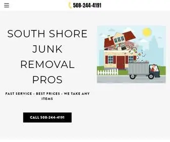 Southshorejunkremovalpros.com(Junk Removal) Screenshot