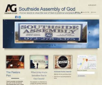Southsideaggarland.org(Southside Assembly of God) Screenshot