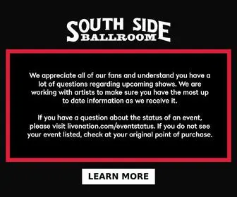 Southsideballroomdallas.com(South Side Ballroom) Screenshot
