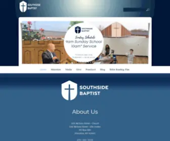 Southsidebaptist.com(Southside Baptist Church) Screenshot