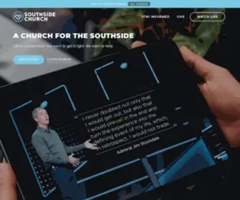 Southside.org(A church for the Southside. Life) Screenshot