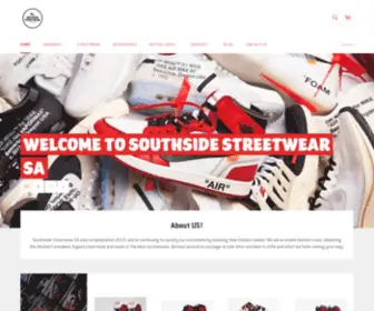 Southsidestreetwearsa.com(Southside Streetwear SA) Screenshot