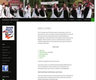 Southslavicclub.org(South Slavic Club of Dayton) Screenshot