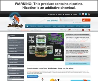 Southsmoke.com(Your #1 Shop For Hookahs & Shisha Tobacco) Screenshot