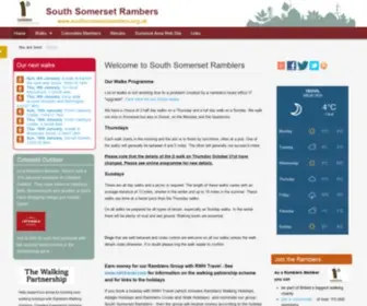 Southsomersetramblers.org.uk(Ramblers Area or Group web site) Screenshot