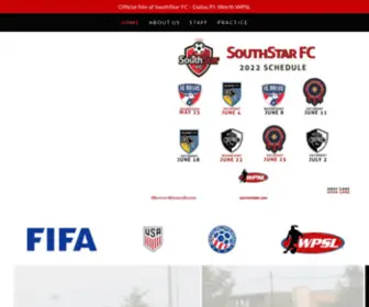 Southstarfc.com(SouthStar FC) Screenshot