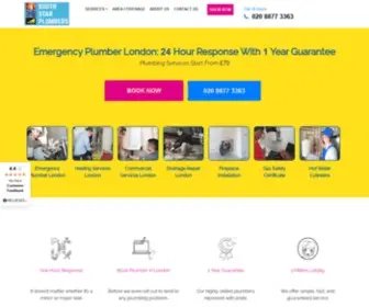 Southstarplumbers.com(Emergency Plumbers in London) Screenshot