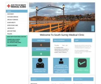 Southsurreymedicalclinic.com(South Surrey Medical Clinic) Screenshot
