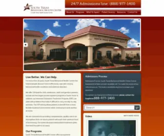 Southtexasbehavioralhealthcenter.com(South Texas Behavioral Health Center) Screenshot