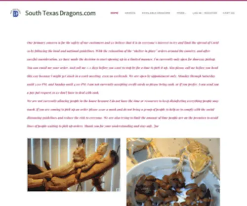 Southtexasdragons.com(South Texas Dragons) Screenshot