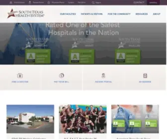 Southtexashealthsystem.com(South Texas Health System) Screenshot
