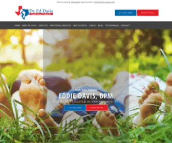 Southtexaspodiatrist.com(Now providing Telehealth visits) Screenshot