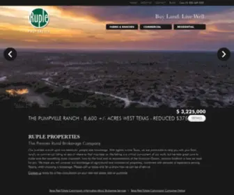 Southtexasranches.com(Ruple Properties) Screenshot