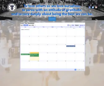 Southtitanbasketball.com(CALENDAR) Screenshot