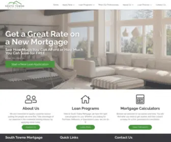 Southtownemortgage.com(Finding the right mortgage) Screenshot