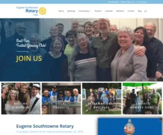 Southtownerotary.org(Southtowne Eugene Rotary Club) Screenshot