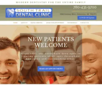 Southtraildental.com(Dental Office Edmonton) Screenshot