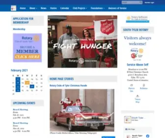 Southtylerrotary.org(Rotary Club of South Tyler) Screenshot