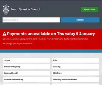 Southtyneside.gov.uk(South Tyneside Council) Screenshot