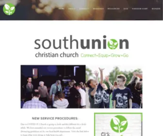 Southunioncc.com(South Union Christian Church) Screenshot