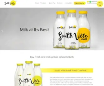 Southvillemaelk.com(Buy Fresh Cow Milk Online) Screenshot