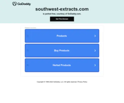 Southwest-Extracts.com(Southwest Extracts) Screenshot