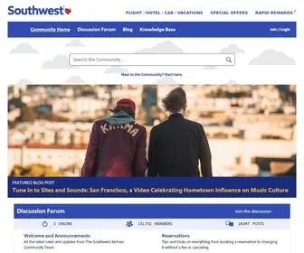 Southwestaircommunity.com(The Southwest Airlines Community) Screenshot