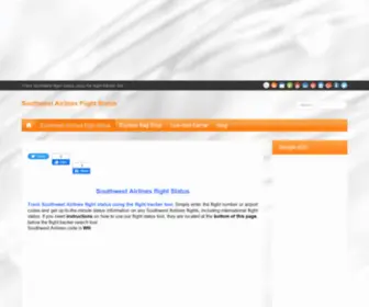 Southwestairlinesflightstatus.com(Southwest Airlines Flight Status) Screenshot