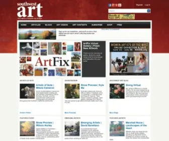 Southwestart.com(Southwest Art Magazine) Screenshot