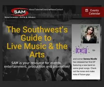 Southwestartsmusic.com(Connecting Musicians & Artists with Events & Venues) Screenshot