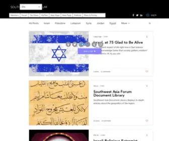 Southwestasiaforum.com(The Middle East) Screenshot