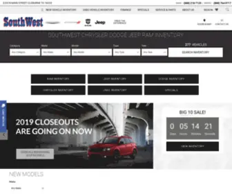 SouthwestCDjrtexas.com(SouthWest Chrysler Dodge Jeep Ram) Screenshot