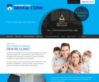 Southwestdental.ca(Family Dentist in Terwillegar Edmonton) Screenshot