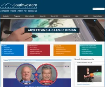 Southwesterncc.edu(SOUTHWESTERN COMMUNITY COLLEGE) Screenshot