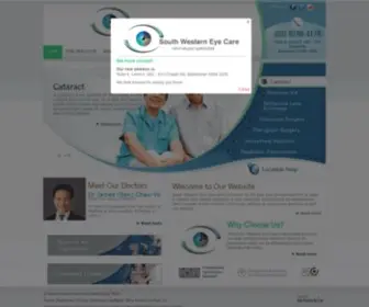 Southwesterneyecare.com.au(South Western Eye Care) Screenshot