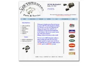 Southwesternparts.com(Southwestern Parts & Service) Screenshot