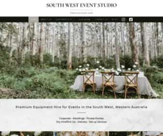 Southwestevents.com.au(South West Event Studio) Screenshot