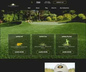 Southwestgreens.com(Synthetic Grass & Artificial Turf Solutions) Screenshot